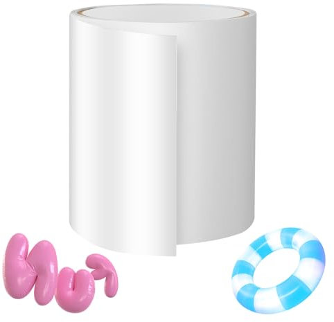 Jenshhch Unterwasser Klebeband TPU 10cm x 1,5m Pool Reparaturset Für Poolfolie Schlauchboot Luftmatratze Schwimmring Transparent Sofortversiegelung (A)