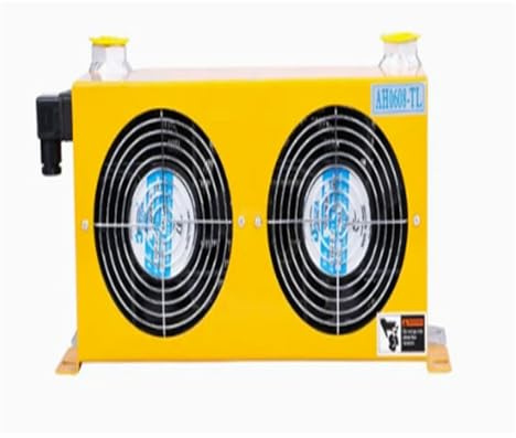 AH0608TL Pressa idraulica Scambiatore di calore Radiatore dell'aria in alluminio Radiatore dell'olio Ampia area di dissipazione del calore(110V)