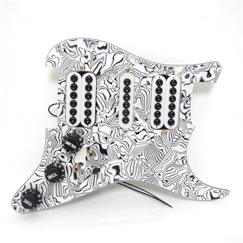 Vorverdrahtetes Schlagbrett für Gitarre mit Coil Split Humbucker Pickup Set