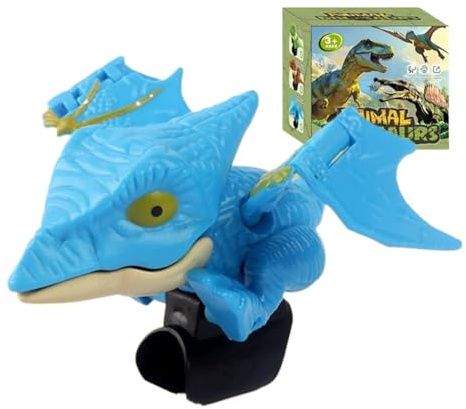 Dinosauriefingerdockor - realistiska minifigurer med mjukt material, pedagogisk leksak för fantasifullt spel, hållbar design med ljusa färger, rolig födelsedagsaktivitet
