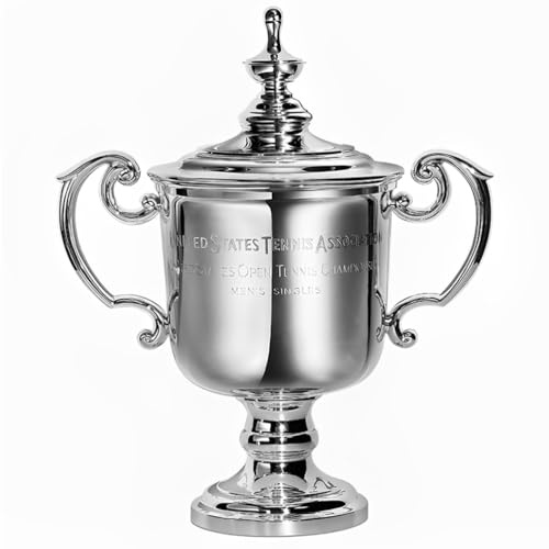 YYDSTES 6,3 Zoll Mini US Open Tennis Trophäe für Herren,Replika der Grand-Slam-Champions-Trophäen,Sammlerstücke und Souvenirs,Büro- und Heimdekoration,Geschenke für Männer