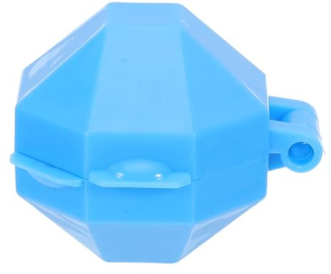 SWOOMEY Molde pequeño para cake pops: Molde de plástico para hornear piruletas con tapa - circular para postres para cocina casera, herramienta de repostería y panadería, 4,5 x 4,9 x 3,8 cm