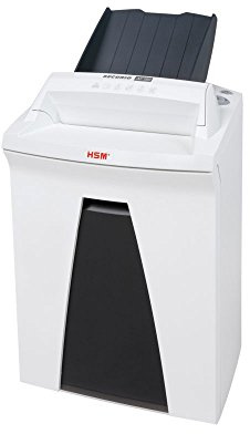 HSM SECURIO AF150 L4 Micro-cut Shredder with automatic paper feed; shreds up to 150 automatically/13 manually; 9 gallon capacity