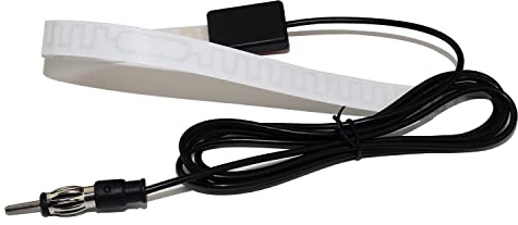 ZHOL New Am/Fm Antenna Car Hidden Windshield Window Glass Adhesive Mount Antenna Aerial for Vehicle Truck SUV Car Stereo Antenna Audio Head Unit CD Media Receiver