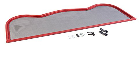 Tief-Tech Windschott für Mazda MX5 R-Style (1989-2005) - Rot | Windabweiser | Windblocker | Wind Deflector
