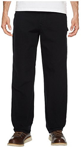 Carhartt Salopette de travail en canard délavé pour homme, noir, 44W x 30L