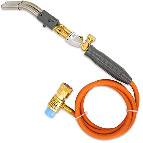 Double Valve Mapp Torch With 2 Head And Hose For Soldering