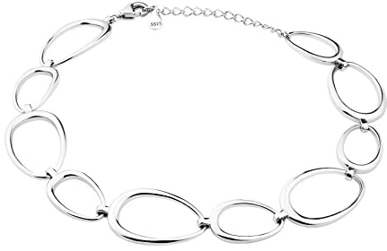 Sofia Milani - Pulsera para Mujeres en Plata de Ley 925 - Colgante de Círculo - B0278