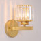 Moderno Aplique De Luz De Pared De Cristal, Lámpara De Pared De Cristal De Oro E27, Para Dormitorio Junto A La Cama Pasillo De La Sala De Estar Iluminación Del Comedor