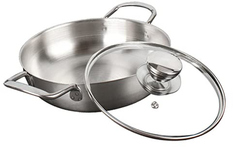 BESTonZON Großer Edelstahl Kochtopf Mit Deckel Für Nudeln Und Suppen Mehrzweck-topf Für Küche Und Outdoor-aktivitäten Wie Camping