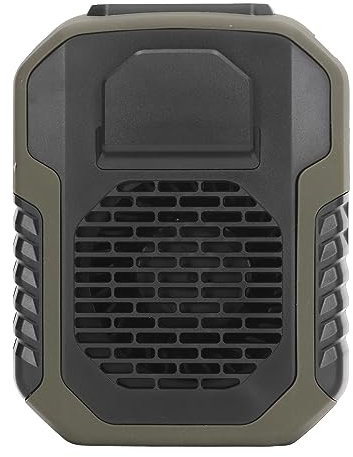Mini Ventilateur de Taille, Ventilateur Portable avec Cordon de Charge USB 6000mah DC 5.0V 2.0A 3 Vitesses Ventilateur de Clip Corporel Portable pour Travailleur (OD Vert)