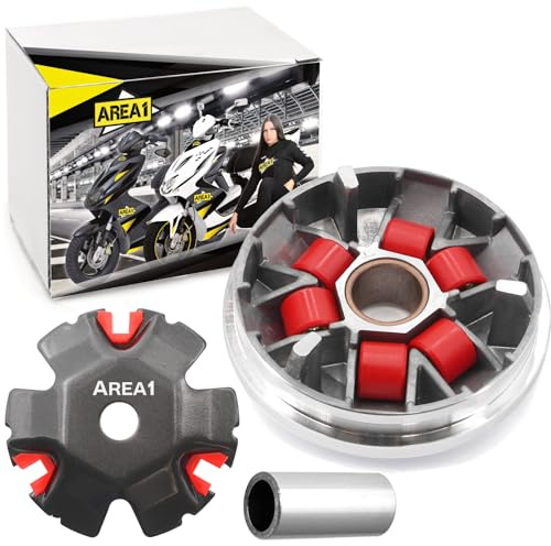 Area1 Variateur de tuning pour 50 cm3 2 temps. compatible avec Speedfight 3 Speedfight 4 Jetforce Citystar, Django Elystar Ludix Kisbee Looxor New Vivacity TKR Streetzone