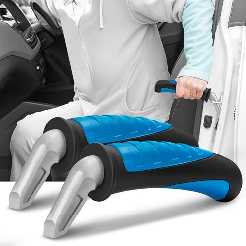 NINEMAX Einstiegshilfe Auto Senioren, Ausstiegshilfe Auto Ältere Menschen | Haltegriff Grip Helfer Autogriff Zum Aussteigen Mobilitätshilfe, 2 Stück(Schwarz i Blau)