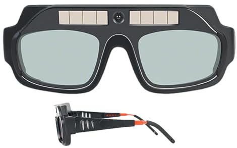 Générique Lunettes De Soudure Auto-Obscurcissantes - Lunettes De Protection Avec Vision En Vraie Couleur - Équipement De Protection Portable Pour Hommes Et Femmes Pour Le