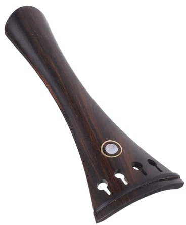 BESPORTBLE Cello Saitenhalter Holz mit Einlage Langlebiges Ersatzteil für Verbesserten Klang Präzises Streichinstrument Zubehör Stabiler Saitenhalter für Professionelle Cellisten Einfache