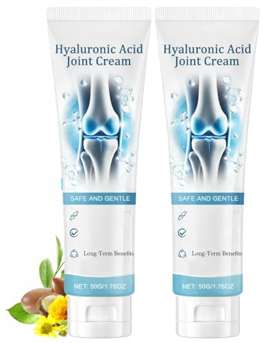 2PCS Hyaluronic Acid Joint Cream, Arthroheal Hyaluronic Acid Joint Relief Cream, Advanced Joint Care Cream, Deep Penetrating Freeze Gel with -Non-Greasy, Relief for Hands, Foot, Knee (2pcs)