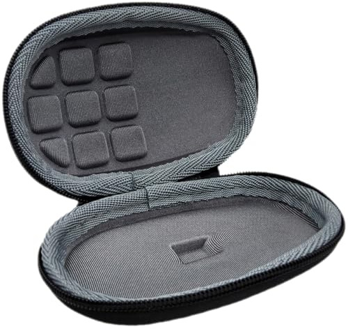 Uonlytech Estuche Portátil EVA para Ratón Inalámbrico Cremallera Funda Protectora Compacta y Ligera para Organizar Ratones y Cables Bolsa de Viaje Resistente y Funcional Color Aleatorio