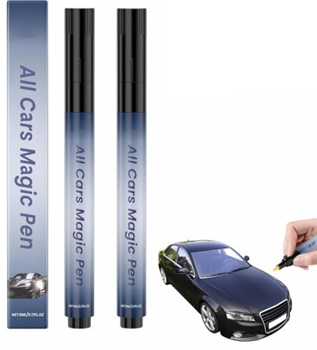 Ritocco Vernice Auto,Penna Ritocco Carrozzeria,Pen Riparazione Graffi Auto Moto,Penna Antigraffio,Pennas per Rimuovi Graffi Autos,Riparare Piccoli Graffi Automobilistici Vernice per Carrozzeria (2PCS)