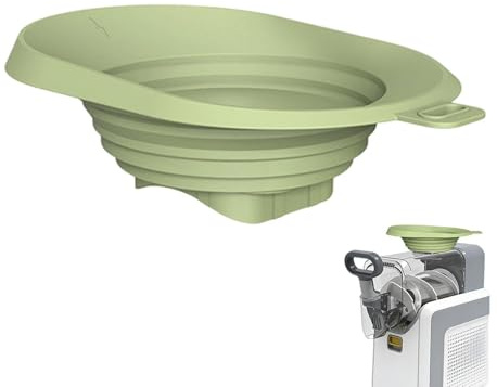 Imbuto in silicone - Design pieghevole a prova di schizzi da 20 cm, per dolci a bocca larga, utensile da cucina resistente da 123,87 g | Imbuto pieghevole per frappè alla per macchina