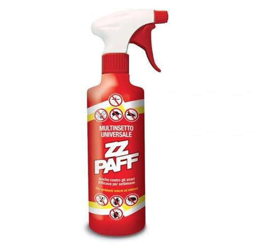Insetticida ZZ Paff Spray Multi-Insetto Interni 400 ml – Stop Acari, Formiche, Pulci, Cimici, Tarme, Mosche e Scarafaggi – ZZ Paff Casa e Ufficio