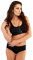 LIPOELASTICA PI Active Variant - Post-Surgery Compression Bra, Black, M