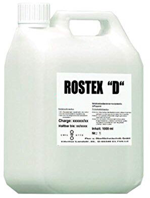 ROSTEX D, Universal Rostlöser und Gleitmittel, farblos und extrem sauber, Kanister mit 1.000 ml