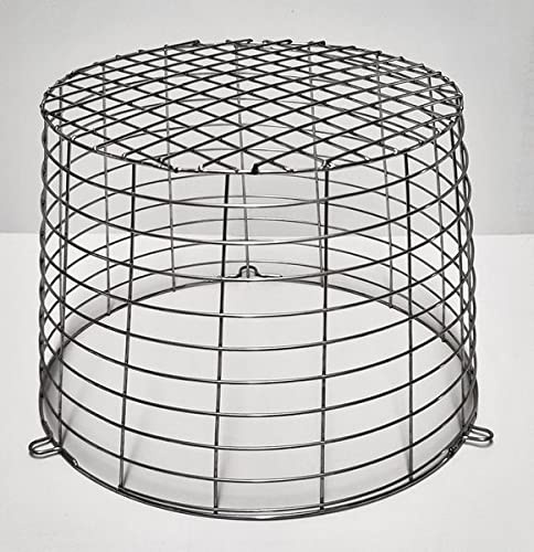 Terminal Flue Guard Round 9.5 x 6.5 Stainless Steel Boiler Vent