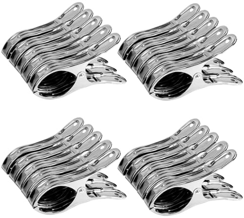 20 Handtuch Klammer, Wäscheklammern Stark Clips, Handtuch Clips | wäscheklammern edelstahl strandtuch klammern Zum Trocknen Von Kleidung, Strandtüchern, Badetüchern
