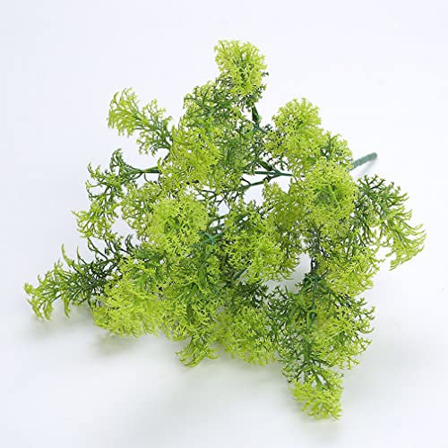 Equirider 1 STÜCK Künstliche Blumen 35 cm Persisches Gras Grün Gefälschte Topfpflanzen Farnblatt Für Zuhause Raumdekor Hochzeitsdekorationen