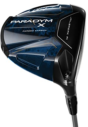 Callaway Golf 2023 Paradym X Driver (höger hand, Hzrdus silver 50G axel, normal flex, 12 graders loft)