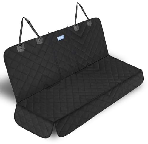 Nobleza Telo Auto per Cani, Coprisedile Auto per Cani Compatibile con Braccioli, Telo Macchina per Cani Impermeabile Antigraffiato e Antiscivolo, 137×121CM Coprisedile Posteriore Auto Universale