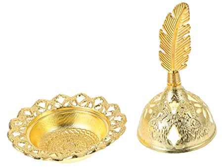 Cabilock Räuchergefäß Aus Zinklegierung Für Zuhause Nahen Osten Und Mini-räuchergefäß-anwendung Wohnschmuck Mit Filigraner Verarbeitung Und Dekorativem Flair