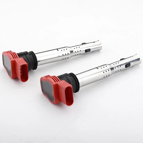 DZSJHGFDD Zündmodul 1/2/3/4PCS Auto Zündspule Für VW Für Jetta Für Golf Für Passat Für Tiguan CC Für OEM 06E905115 ABCDE 07K905715F Auto Motor Zündspule Zündanlagen Glühanlagen(2 PCs)