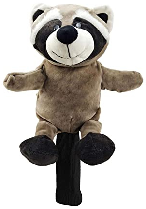 Golfschlägerhaube, weich, Plüsch, niedlicher Waschbär, Tier, Golfschlägerhauben
