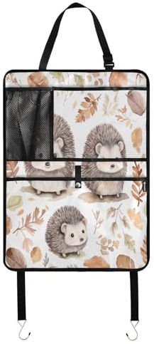 Cgiub Lot de 2 organiseurs de siège de voiture pour enfants avec support de tablette - Étanche - Protection de siège arrière - Accessoires de voyage