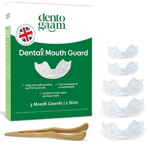 Mouth Guard for Teeth Grinding - 5 Custom Night Guards for Adults