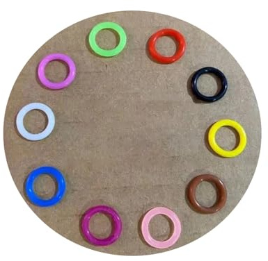 100 Stück elastische gemischte Farben Taubenvogel Fußringe ID 8mm Taubenidentifikation Fußringe Vogelbedarf,8mm