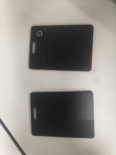 Wallet Tracker Card 2 Pack(Solo iOS): Compatible con Apple Find My, Tarjeta de Rastreo Inteligente, Buscador de Carteras, 0,07 Pulgadas de Grosor, Resistencia al Agua IP68, Carga Inalámbrica