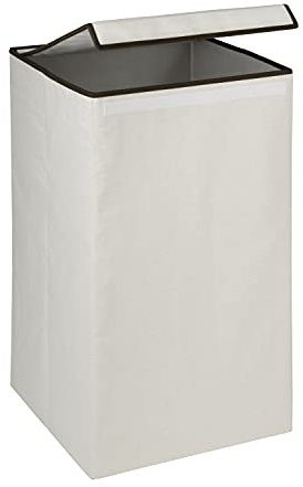 Honey-Can-Do Rectangular Collapsible Hamper with Lid, Natural