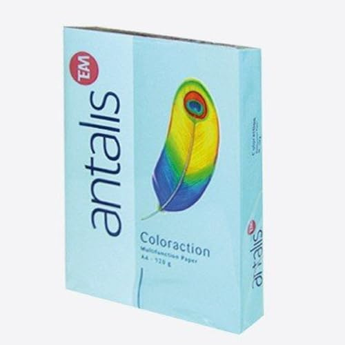 Image Coloraction Iceberg - farbiges Kopierpapier - DIN A4, 210 x 297 mm, 120 g/m² - buntes, holzfreies Druckerpapier für Kopierer - 250 Blatt - Eisblau