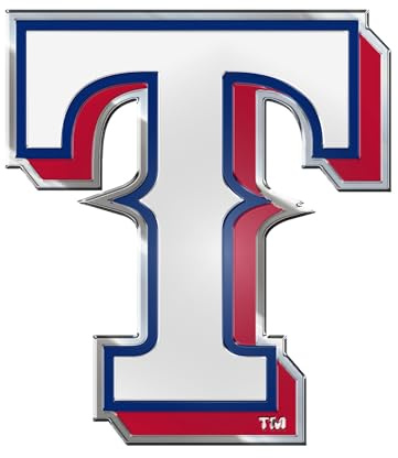FANMATS 60421 - MLB - Texas Rangers Embossed Color Emblem | T Cap Logo