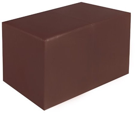 Kaikoon Sitzbank Sitzwürfel Sitzhocker Hocker Würfel Cubes Messe 70x35x42cm braun Neu