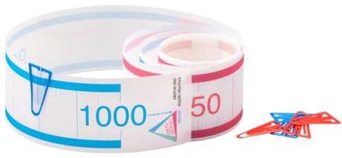 WISSNER® Zahlenstrahl-Rechenband 0-1000 (5m lang) – Messen