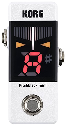 Korg PITCHBLACK PB-MINI Floor Pedal Tuner - White, PB-MINI-WH