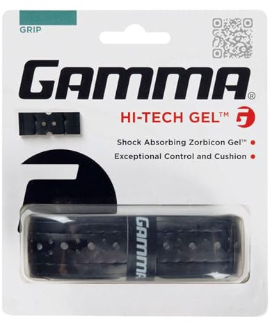 Gamma Hi-Tech Gel Replacement Grip, Black