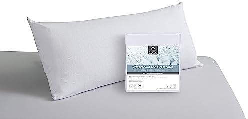 Tural – Funda de Almohada Impermeable y Transpirable. Rizo 100% Algodón. Talla 40x90cm