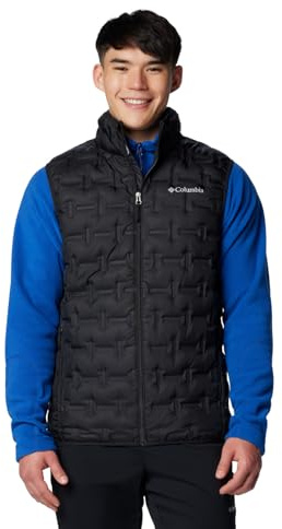 Columbia Men's Delta Ridge II Down Vest, Black, X-Large
