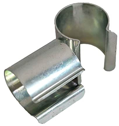 Set di 20 clip per serra 25 mm x 30 mm - Alta Qualità TECPLAST 30CP - Clip di fissaggio per telo serra da giardino - Metallo zincato