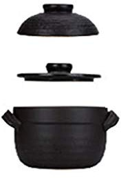 zxb-shop Ollas Soperas Cazuela de cerámica Redonda Vidrio de Cristal de Vidrio Antiguo Estilo Chino Olla de Tierra Stew Pan Stovetop Stew Pot Adecuado para Uso doméstico 650ml / 2250ml Olla de Sopa