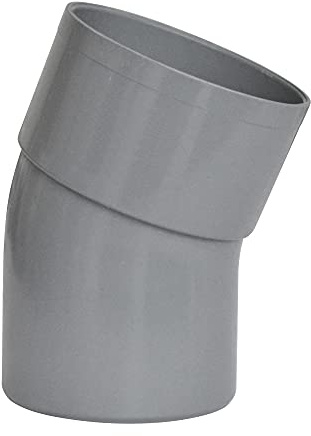 Jardibric - Coude PVC Évacuation 20° Ø100 mm Mâle/Femelle - Raccord d’Évacuation pour Eaux Usées
